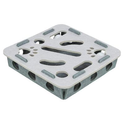 TRIXIE HOLE'N'ROLL BOX VILT GRIJS