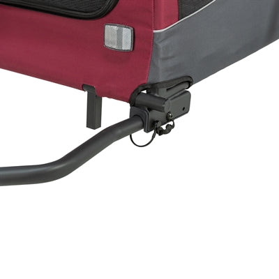 TRIXIE HONDENFIETSKAR GRIJS / ROOD