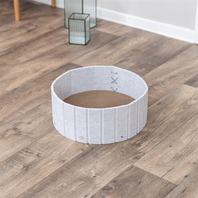 TRIXIE KRABMAT KATTENMAND RAND VILT CREME