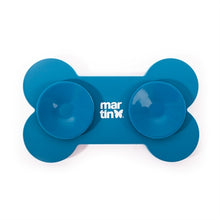 MARTIN LIKMAT BOT MET ZUIGNAPPEN SILICONEN BLAUW