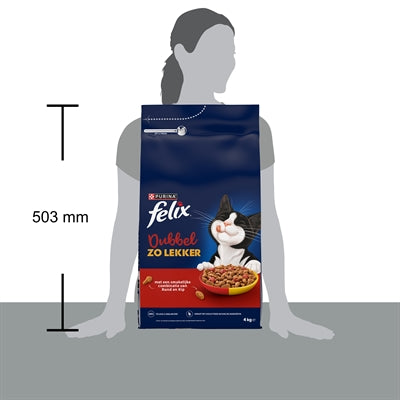 FELIX DROOG DUBBEL ZO LEKKER RUND / KIP / RODE BIET