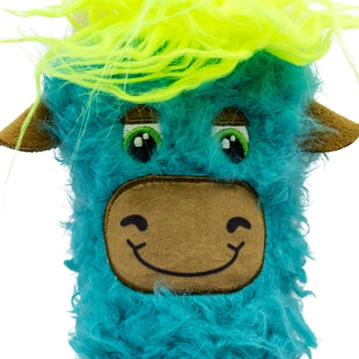 KONG KICKEROO HIGHLAND COW SCHOTSE HOOGLANDER ASSORTI 11X5X21,5 CM