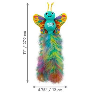 KONG WUBBA VLINDER MET CATNIP 12X4X28 CM