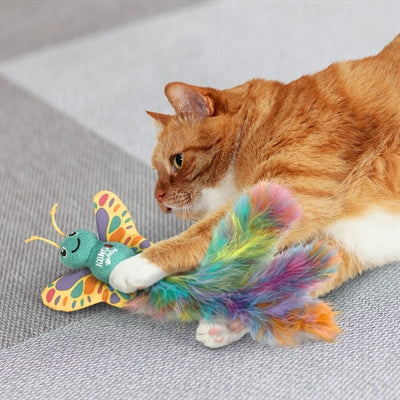 KONG WUBBA VLINDER MET CATNIP 12X4X28 CM