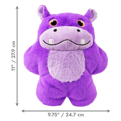 Kong Snuzzles Hippo Nijlpaard Paars 24,5X10X28 Cm
