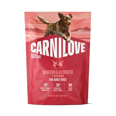 CARNILOVE ACTIVE ADULT ALL BREEDS VENISON / REINDEER / WILD BOAR