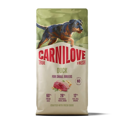 CARNILOVE TRUE FRESH ADULT SMALL BREED DUCK 4 KG