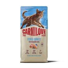 CARNILOVE TRUE FRESH ADULT STERILISED ALL BREEDS FISH / TURKEY 6 KG