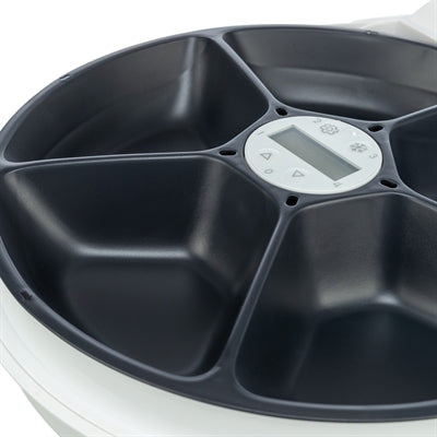 TRIXIE VOEDERAUTOMAAT MET KOELFUNCTIE TX4+1 (F10) WIT / ZWART 35,5X31X10 CM