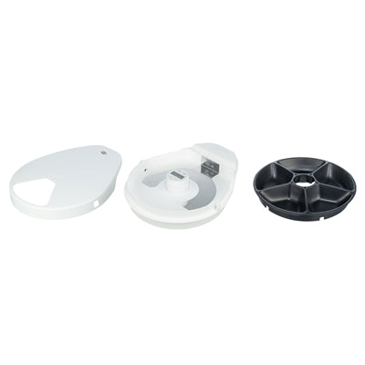 TRIXIE VOEDERAUTOMAAT MET KOELFUNCTIE TX4+1 (F10) WIT / ZWART 35,5X31X10 CM