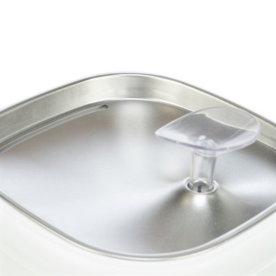 Trixie Drinkfontein Aqua Pure Kunststof / Rvs Wit 18X18X14,5 Cm