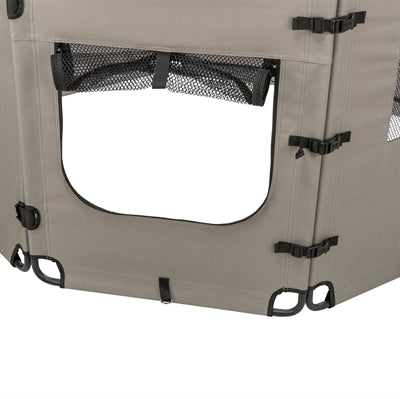 Trixie Opvouwbare Ren 8 Elementen Grijs / Zwart 59X78 Cm