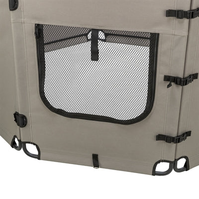 Trixie Opvouwbare Ren 8 Elementen Grijs / Zwart 59X78 Cm