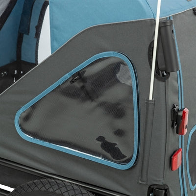 Trixie Fietskar Tot 23 Kg Blauw / Grijs S 70X88/131X88 Cm