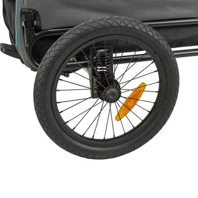 Trixie Fietskar Tot 23 Kg Blauw / Grijs S 70X88/131X88 Cm
