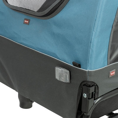 Trixie Fietskar Tot 23 Kg Blauw / Grijs S 70X88/131X88 Cm