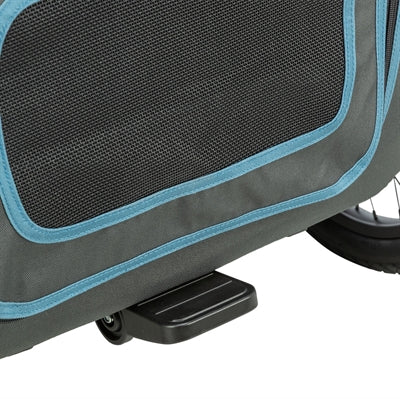 Trixie Fietskar Tot 45 Kg Blauw / Grijs L 81X112/155X112 Cm