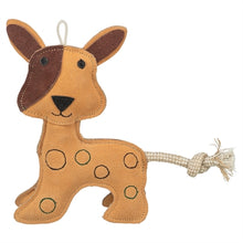TRIXIE HOND STAAND LEER BRUIN 25 CM