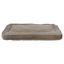 Trixie Hondenkussen Liano Hoekig Geweven Stof / Velours Taupe 80X60 Cm
