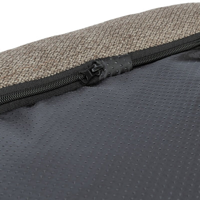 Trixie Hondenkussen Liano Hoekig Geweven Stof / Velours Taupe 100X65 Cm