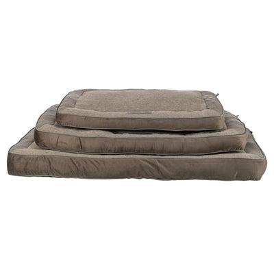Trixie Hondenkussen Liano Hoekig Geweven Stof / Velours Taupe 100X65 Cm