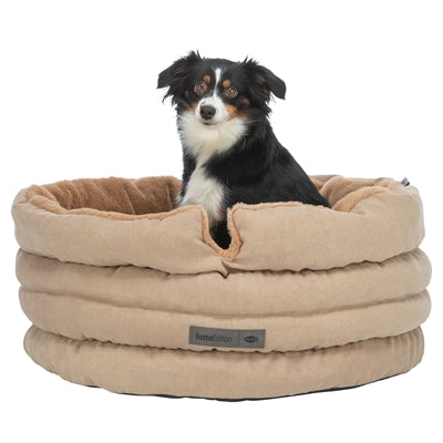 Trixie Hondenmand Liano Soft Rond Zand / Bruin 65X65X20 Cm