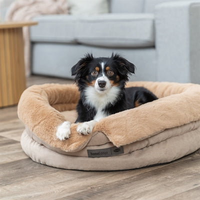 Trixie Hondenmand Liano Soft Rond Zand / Bruin 65X65X20 Cm