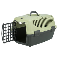 TRIXIE VERVOERSBOX CAPRI 1 DONKERGRIJS / PASTELGROEN 32X48X31 CM