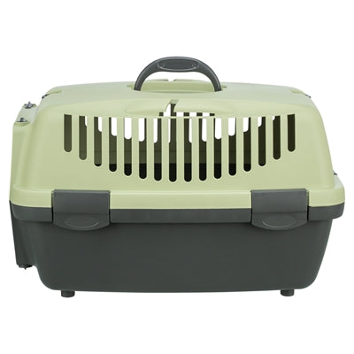 TRIXIE VERVOERSBOX CAPRI 1 DONKERGRIJS / PASTELGROEN 32X48X31 CM