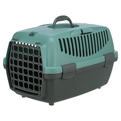 TRIXIE VERVOERSBOX CAPRI 1 DONKERGRIJS / PETROL 32X48X31 CM
