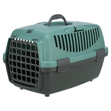 TRIXIE VERVOERSBOX CAPRI 1 DONKERGRIJS / PETROL 32X48X31 CM