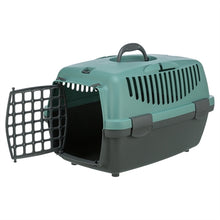 TRIXIE VERVOERSBOX CAPRI 1 DONKERGRIJS / PETROL 32X48X31 CM