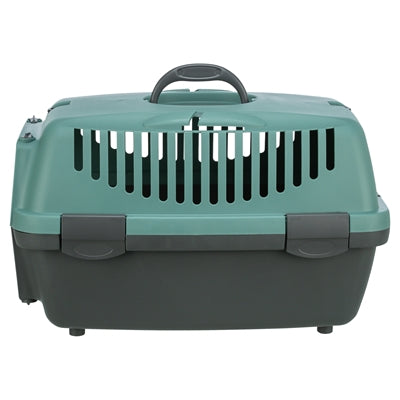 TRIXIE VERVOERSBOX CAPRI 1 DONKERGRIJS / PETROL 32X48X31 CM