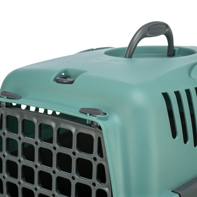 TRIXIE VERVOERSBOX CAPRI 1 DONKERGRIJS / PETROL 32X48X31 CM