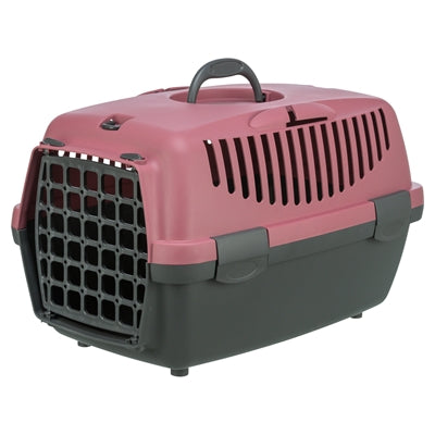 TRIXIE VERVOERSBOX CAPRI 1 DONKERGRIJS / OUDROZE 32X48X31 CM