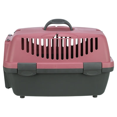 TRIXIE VERVOERSBOX CAPRI 1 DONKERGRIJS / OUDROZE 32X48X31 CM