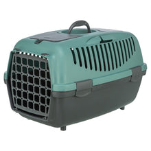TRIXIE VERVOERSBOX CAPRI 2 DONKERGRIJS / PETROL 37X55X34 CM