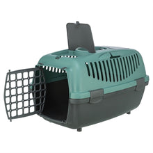 TRIXIE VERVOERSBOX CAPRI 2 DONKERGRIJS / PETROL 37X55X34 CM