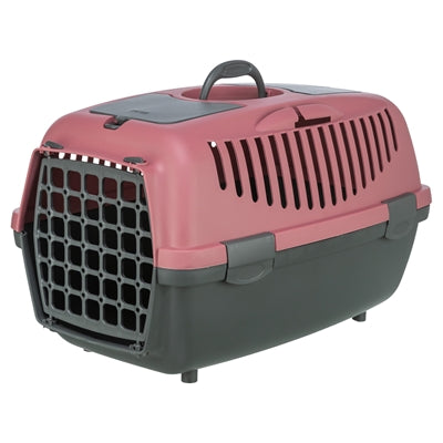 TRIXIE VERVOERSBOX CAPRI 2 DONKERGRIJS / OUDROZE 37X55X34 CM