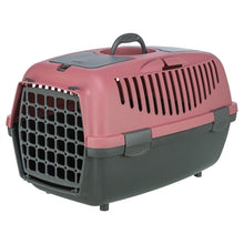 TRIXIE VERVOERSBOX CAPRI 2 DONKERGRIJS / OUDROZE 37X55X34 CM
