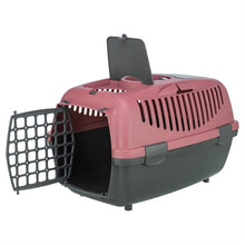 TRIXIE VERVOERSBOX CAPRI 2 DONKERGRIJS / OUDROZE 37X55X34 CM