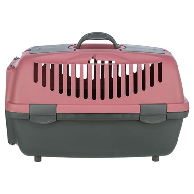 TRIXIE VERVOERSBOX CAPRI 2 DONKERGRIJS / OUDROZE 37X55X34 CM
