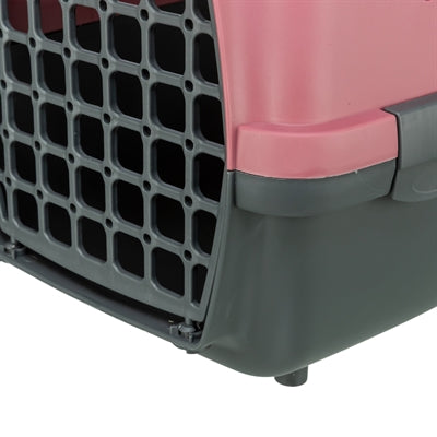 TRIXIE VERVOERSBOX CAPRI 2 DONKERGRIJS / OUDROZE 37X55X34 CM