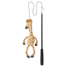 TRIXIE KATTENHENGEL TELESCOPISCH GROTE KATTEN MET GIRAFFE BRUIN 106 CM