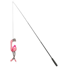TRIXIE KATTENHENGEL TELESCOPISCH GROTE KATTEN MET FLAMINGO ROZE 106 CM