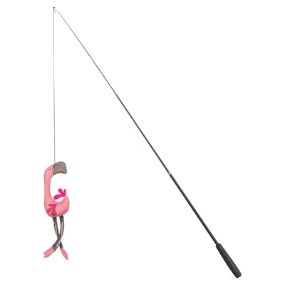 TRIXIE KATTENHENGEL TELESCOPISCH GROTE KATTEN MET FLAMINGO ROZE 106 CM