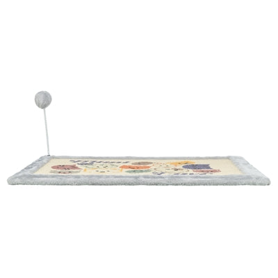 TRIXIE KRABMAT MIMI MET SPEELTJE GRIJS 70X45 CM