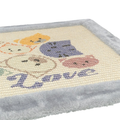 TRIXIE KRABMAT MIMI MET SPEELTJE GRIJS 70X45 CM