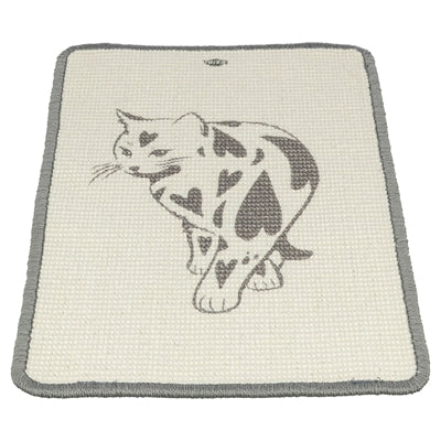 TRIXIE KRABMAT MET PRINT TAUPE 55X35 CM