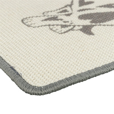 TRIXIE KRABMAT MET PRINT TAUPE 55X35 CM